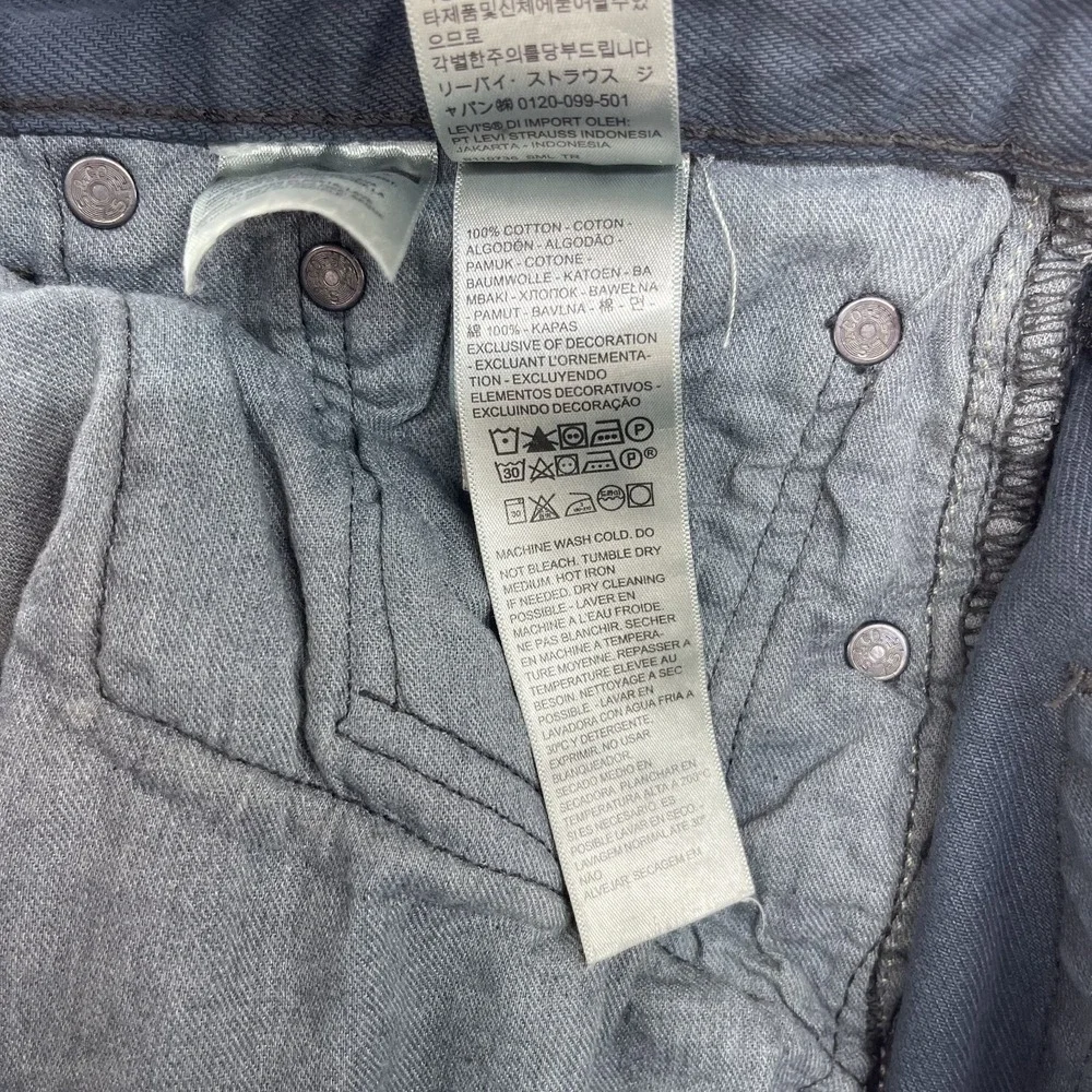 Levis 501 Jeans Mens 36x34 Blue Original Fit Straight Denim Casual 90s Skater
